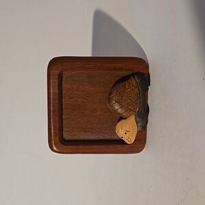 Wooden Turtle Frame 3 X 3 inches